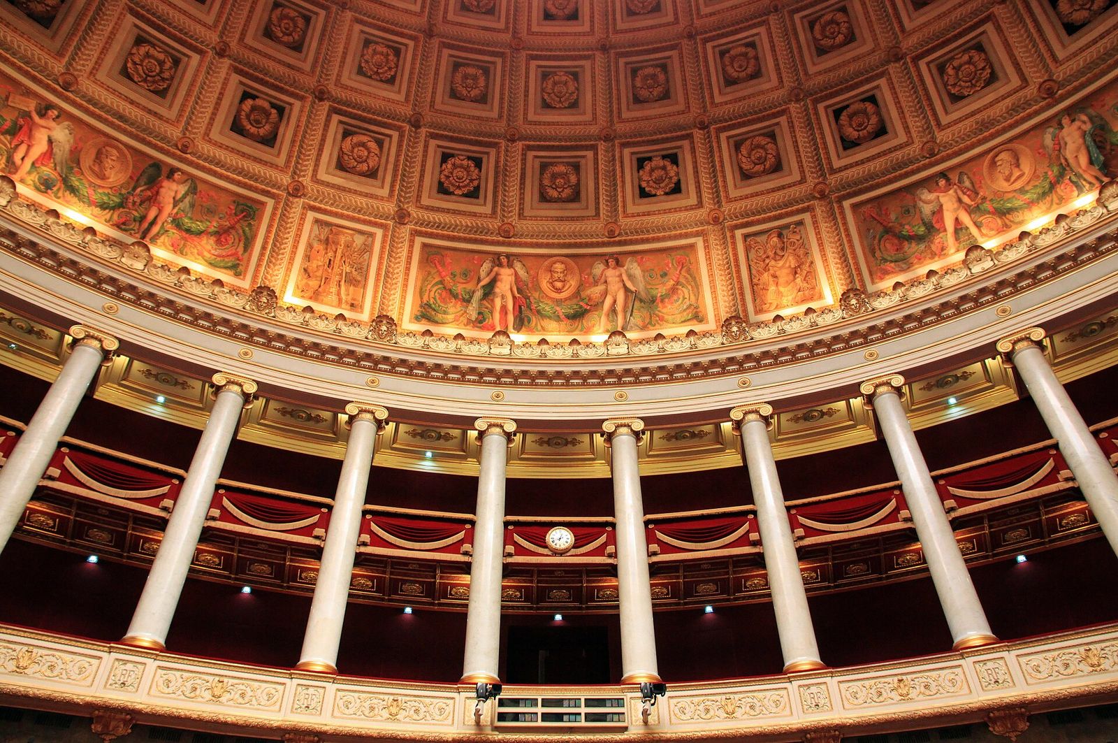 Hémicycle de l’Assemblée nationale au Palais-Bourbon, à Paris